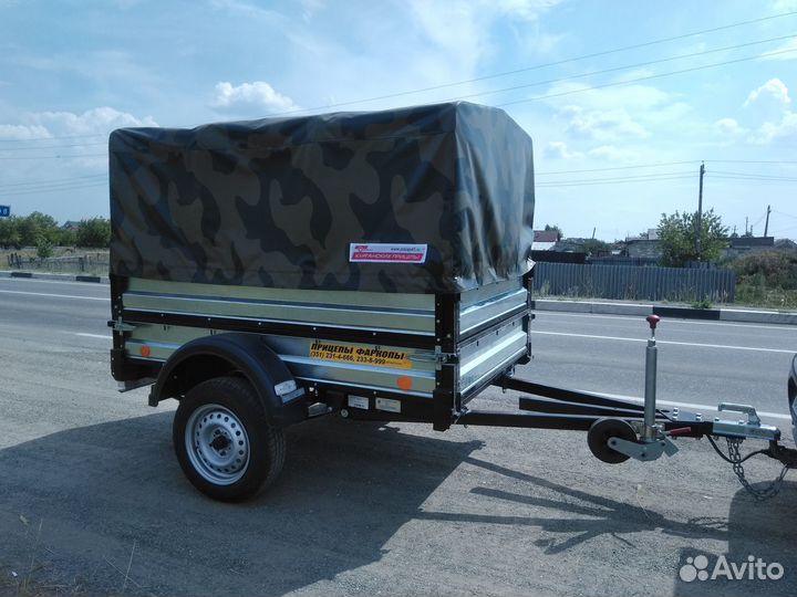 Курганский Прицеп 821303 Крепыш высокий тент