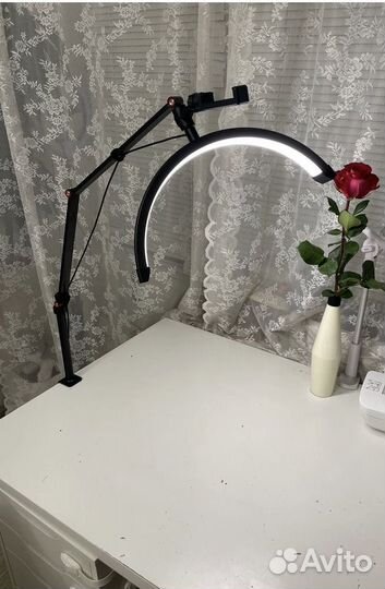 Лампа для наращивания ресниц и ногтей(полумесяц)