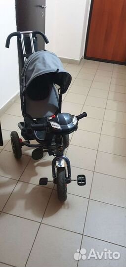 Детский велосипед с родительской ручкой