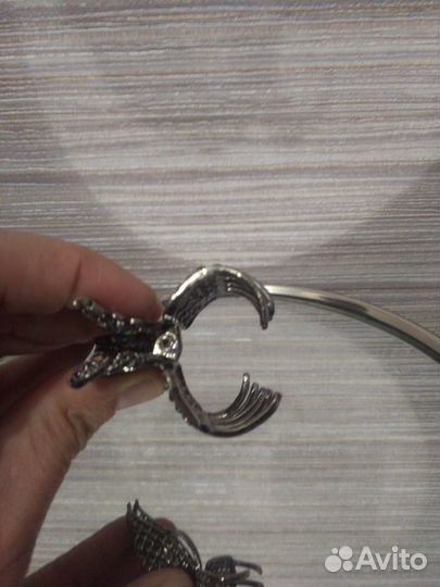 Заколка для волоc,краб для волос Бабочка 7*4.5см