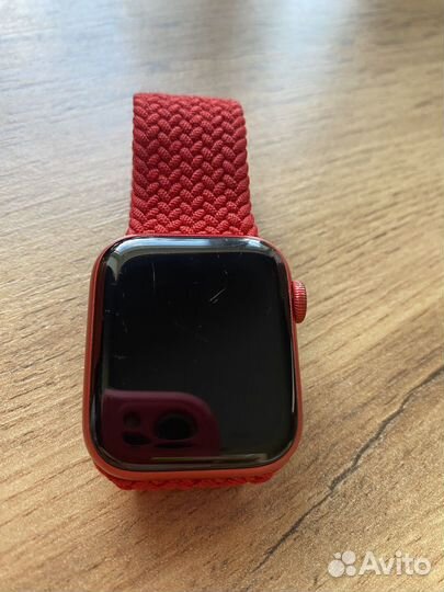 Часы apple watch 6 40 mm red