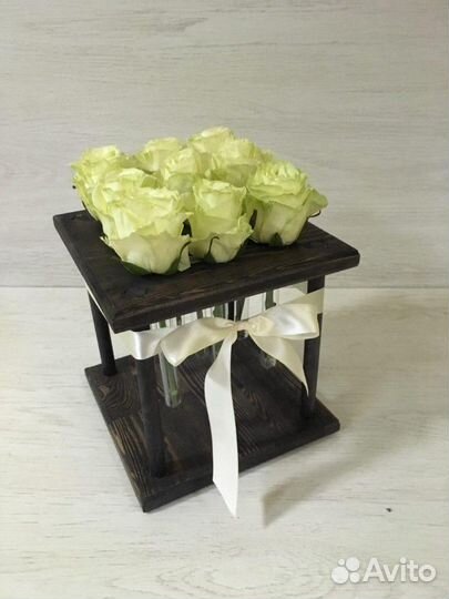 Цветы в пробирках