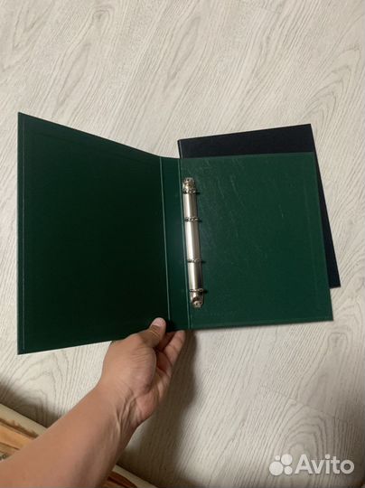 Папки для монет на кольцах