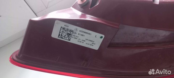 Задний стоп mercedes 222