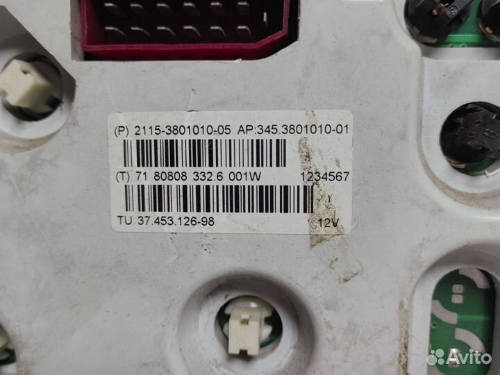 Щиток приборов ваз 2115