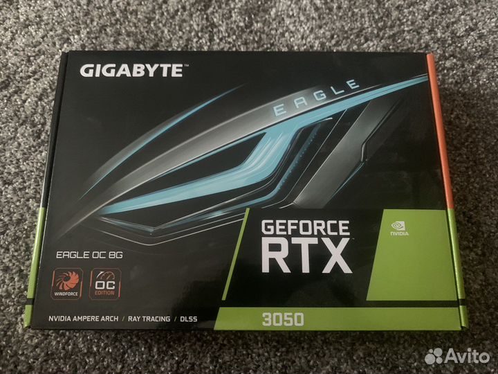 Видеокарта gigabyte geforce rtx 3050 eagle 8 gb
