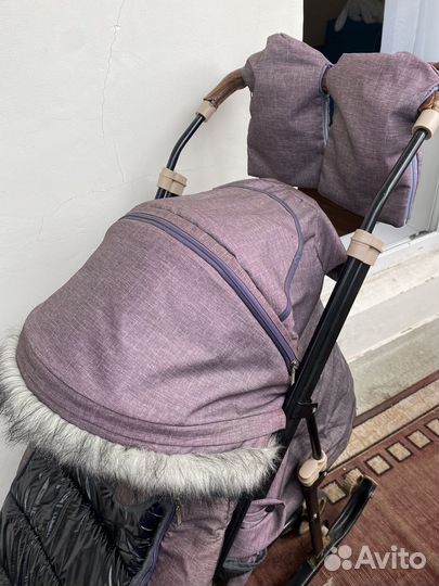 Коляска санки galaxy