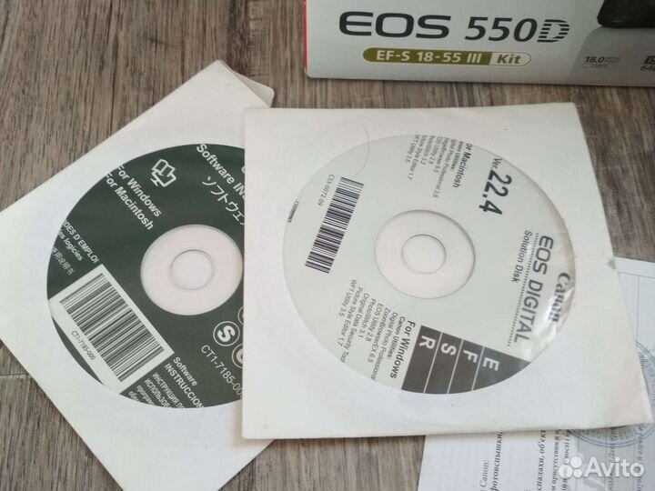 Зеркальный фотоаппарат canon 550d