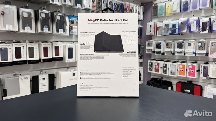 Чехол pitaka MagEZ Folio iPad Pro 11 Black/Grey