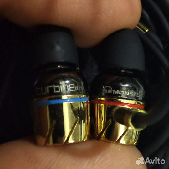 Наушники Monster Turbine Pro Gold
