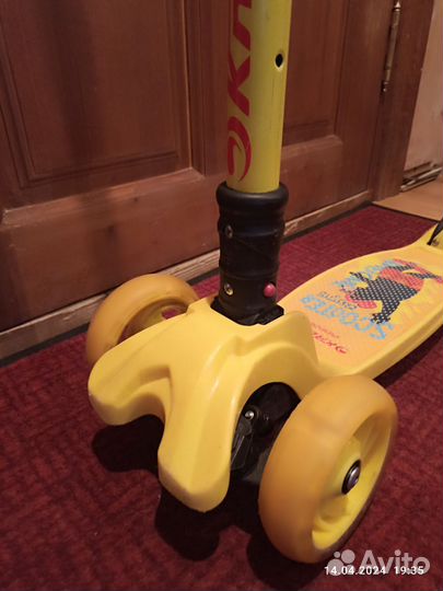 Самокат детский трехколесный kreiss бу