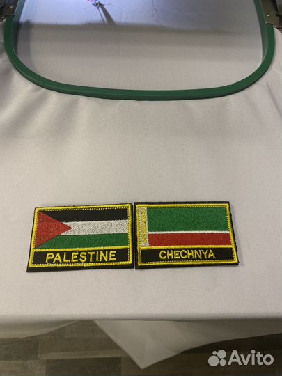 Шеврон с флагом Чечни