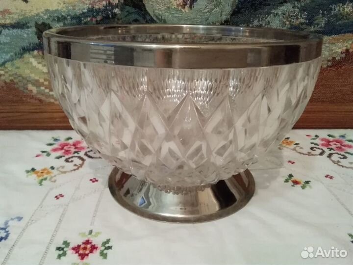 Вазы, салатники хрусталь СССР