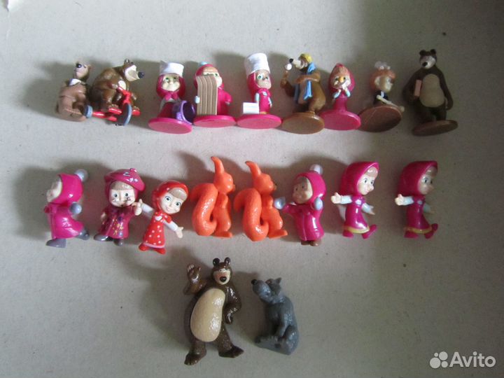 Маша и медведь из киндер-сюрприз