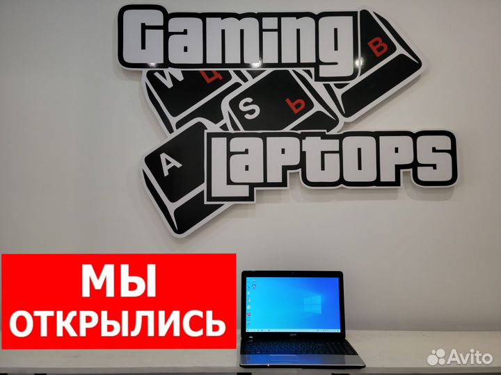 Шустрый ноутбук Acer Pentium/GT620M/240SSD