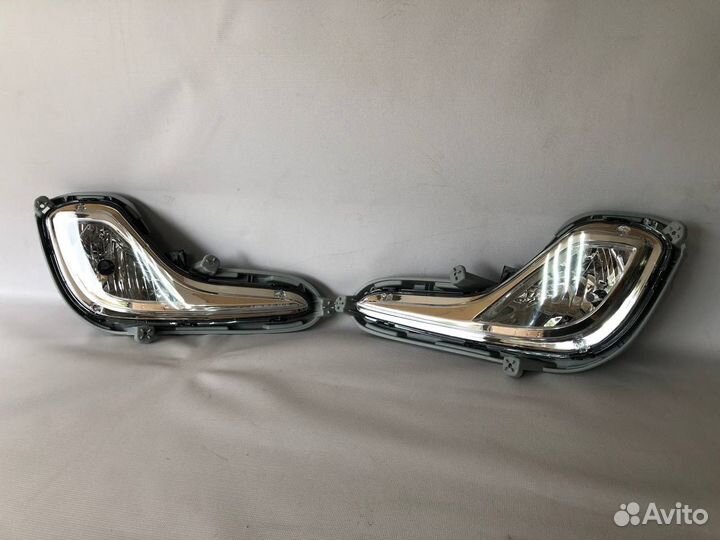 Фары противотуманные Солярис Хендай 10-14 г