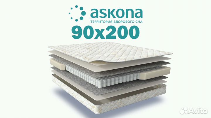 Матрас 90х200 новый