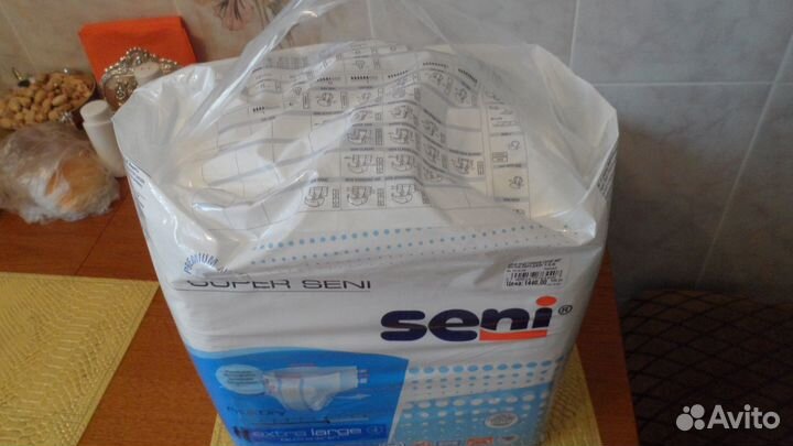 Памперсы большие 1 упаковка 10 шт