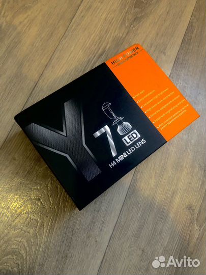 Светодиодные лампы led h4 с линзой