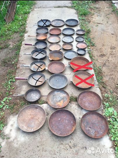 Сковородка чугунная СССР