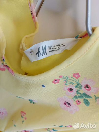 Платье на девочку 134 h&m