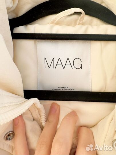 Пуховик maag новый размер s