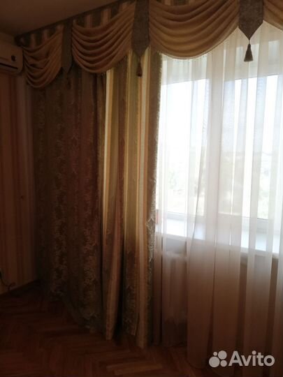 Комплект покрывало, шторы с ламбрекеном, подушки