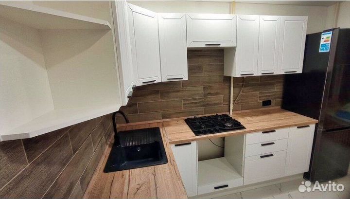 Кухонный гарнитур белый модульный новый