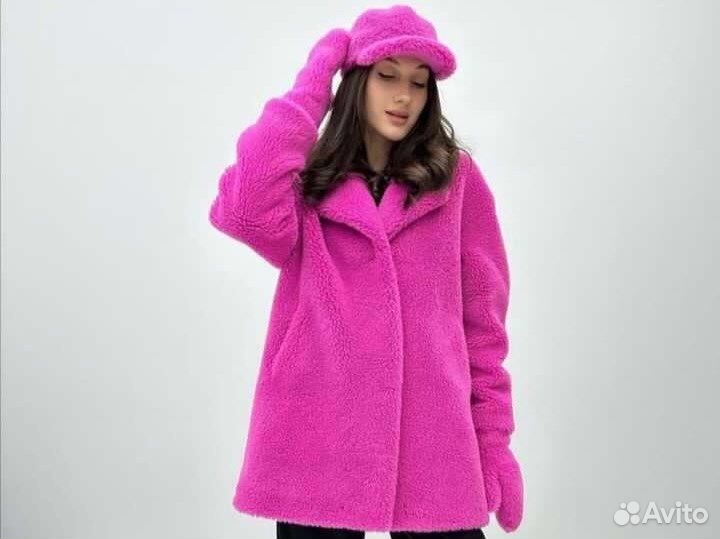 Кепка бейсболка меховая женская