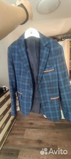 Пиджак школьный для мальчика 134 140