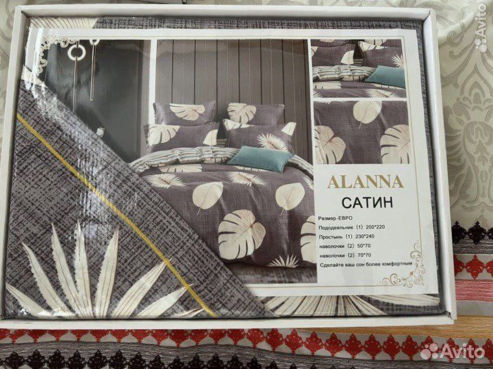 Комплект постельного белья евро
