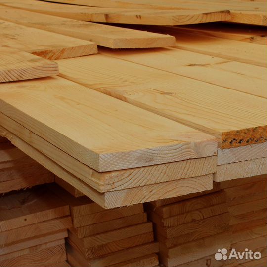 Качественные доски лиственницы 25x100 мм, строганн