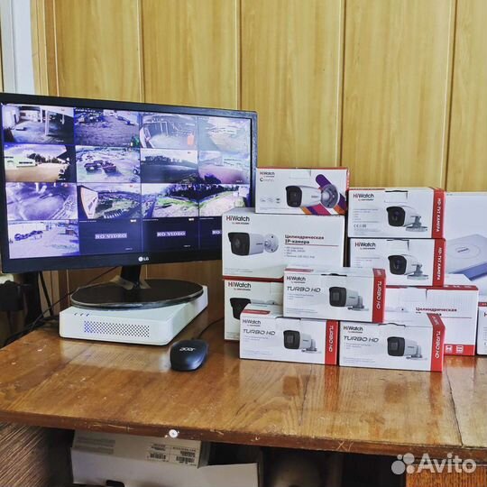 Видеонаблюдение Установка камер Домофон Интернет