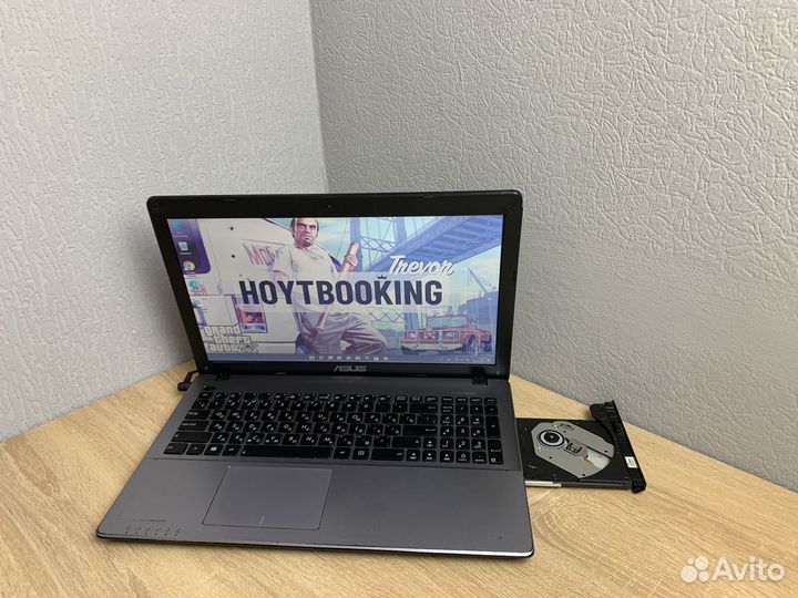 Игровой ноутбук asus:core-i3/hdd750/GeForce GT710m