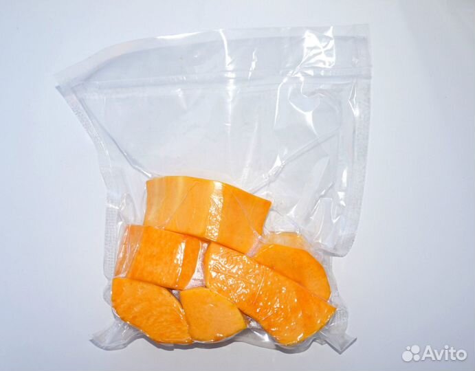 Тыква очищенная в вакуумной упаковке