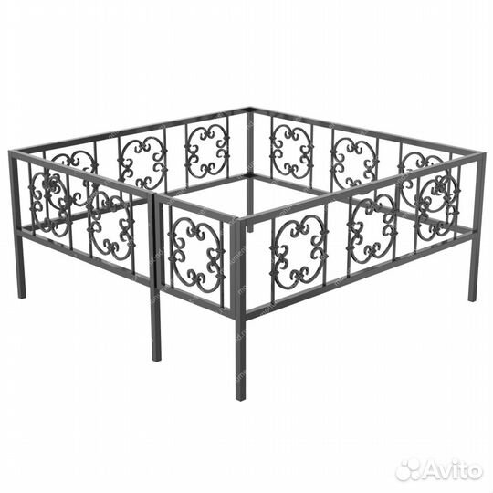 Ограды на кладбище