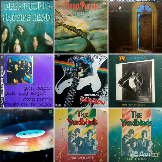 Виниловые пластинки. Зарубежный поп-рок ч.2