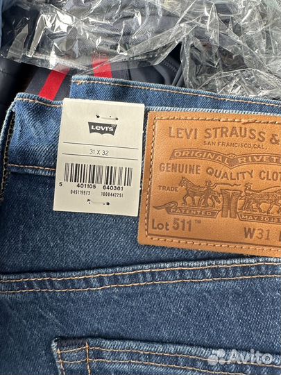 Джинсы Levi's 511 Slim оригинал