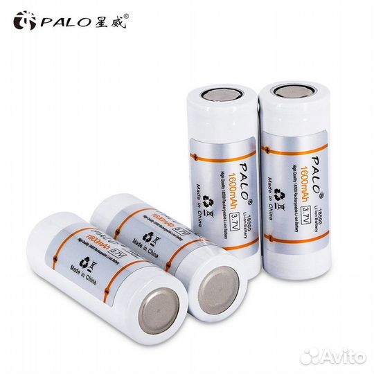 Литий-ионный перезаряжаемый аккумулятор Palo 18500