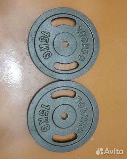 Блины торнео по 1,25кг;2,5кг;10кг,15 кгна 31мм