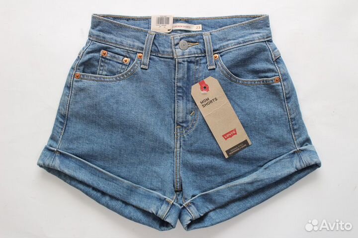 Levis Mom Shorts Джинсовые Шорты Новые Оригинал