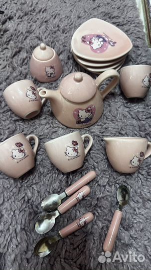 Детский набор посудки (китти)