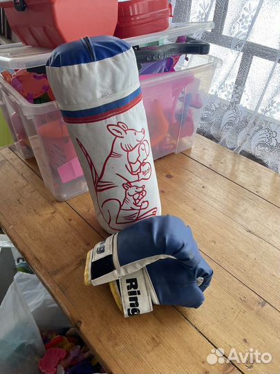 Перчатки и груша детская