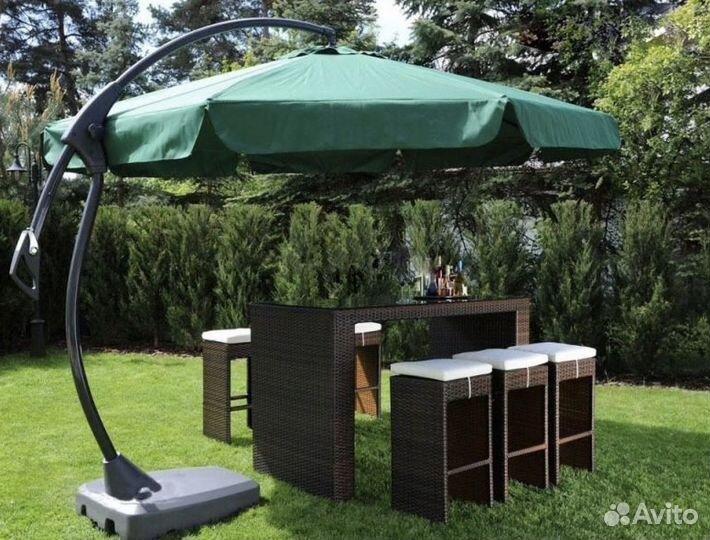 Уличный профессиональный зонт для дачи и сада