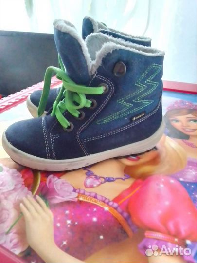 Утеплённые ботинки