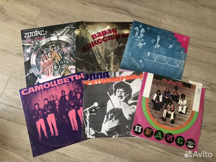 Виниловые пластинки Пугачева, Ротару, Высоцкий