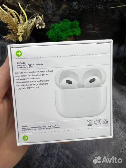 AirPods 3 (premium) + чехол В подарок