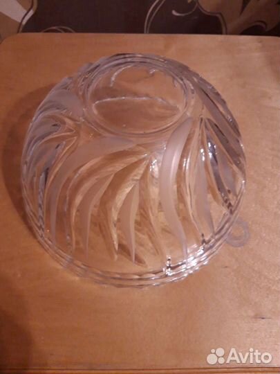 Салатник хрустальный