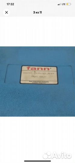 Рн метр fann 559-3800 digital PH/MV