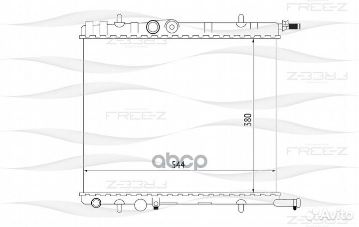 Радиатор KK0173 free-Z
